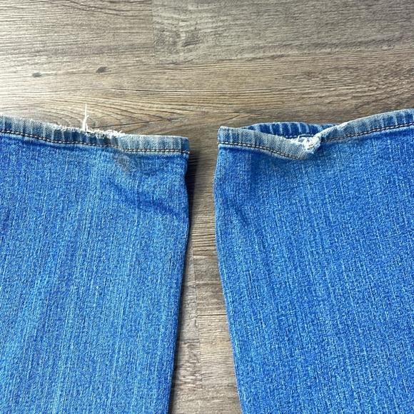 Aura Light Blue Straight Leg Women's Jeans - Picture 8 of 15